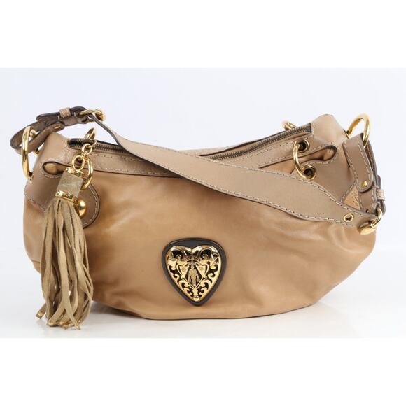 GUCCI Babouska Hysteria Beige Leather Hobo Bag - Picture 15 of 16